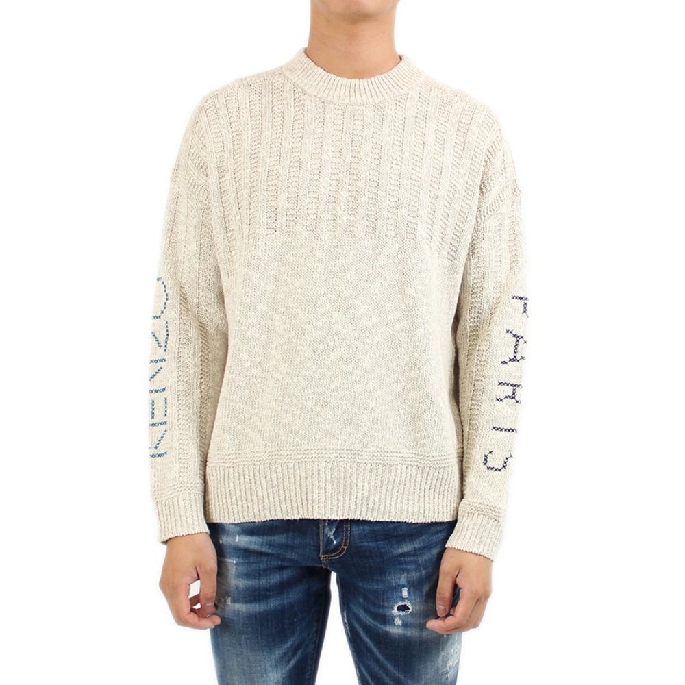 KENZO Knit Sweatshirt / Cream / M / L